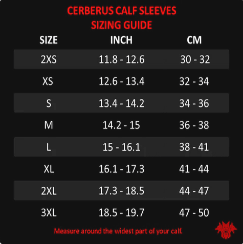 Cerberus Calf Sleeves - Kabuki Strength